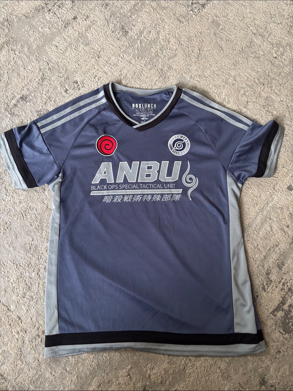 BoxLunch ANBU Gray Tactical Graphic Men's Shirt